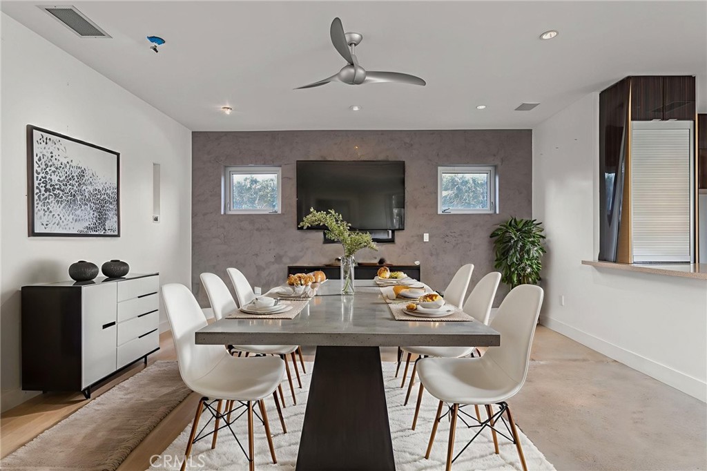 Dining Room - virtually staged - 1518 Anita Lane, Newport Beach CA 92660 - photo 4