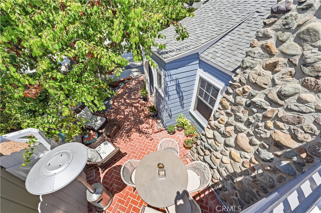 Patio from deck view - 1617 E Balboa Boulevard, Newport Beach CA 92661 - photo 21