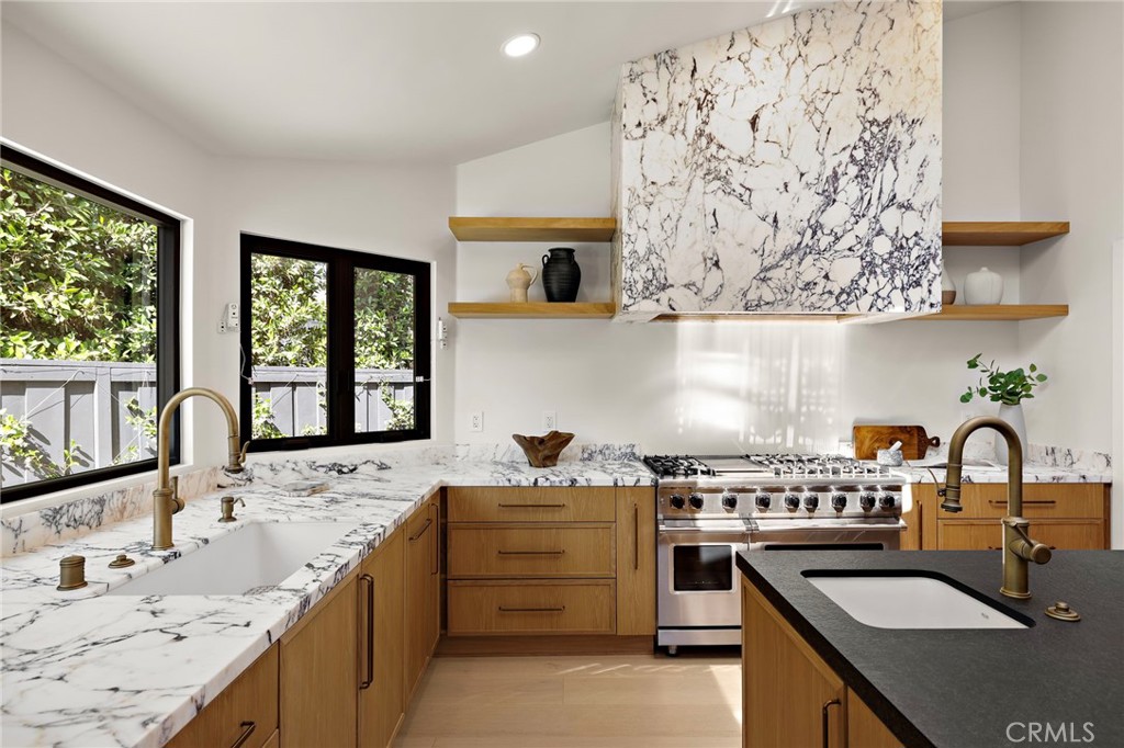A large sink overlooking backyard and a prep sink on island also - 1700 Port Ashley, Newport Beach CA 92660 - photo 12