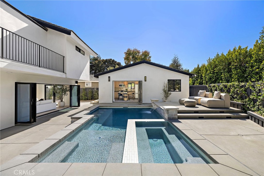 Stunning private pool, lounge, BBQ area that leads to the private Casita - 1700 Port Ashley, Newport Beach CA 92660 - photo 18