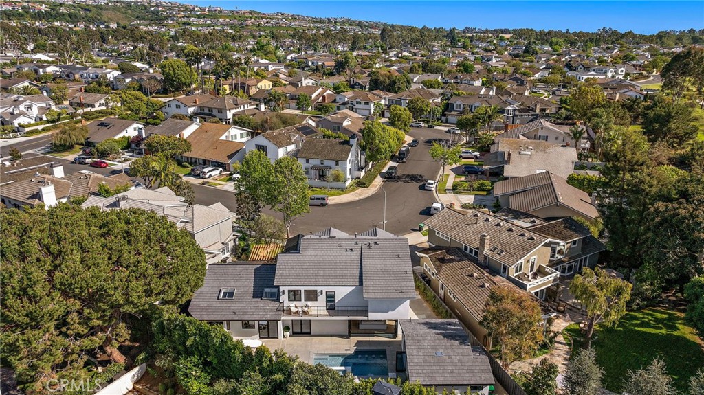 Drone view of quiet corner street and lot - 1700 Port Ashley, Newport Beach CA 92660 - photo 50