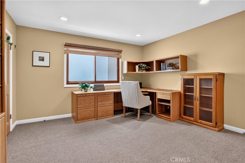 Office/Bedroom with built ins & Cedar lined closets - 1706 E Ocean Boulevard, Newport Beach CA 92661 - photo 37
