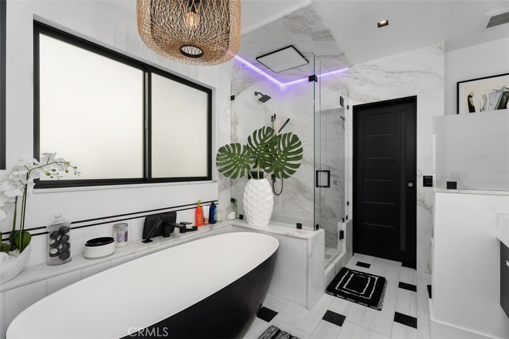 Free standing tub and shower - 1904 W Oceanfront, Newport Beach CA 92663 - photo 22