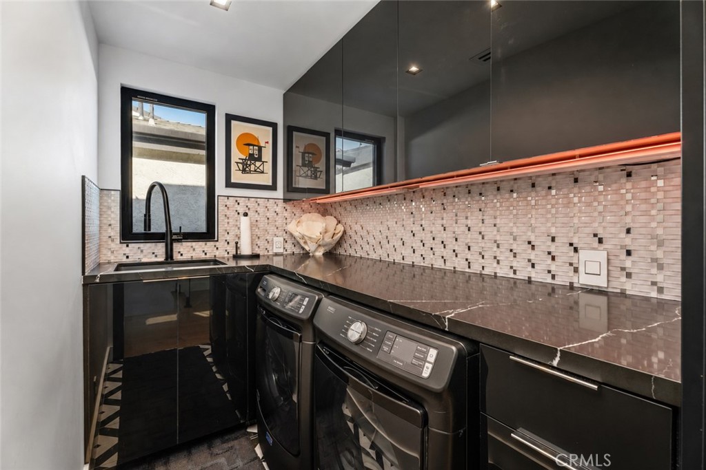 Upstairs laundry room - 1904 W Oceanfront, Newport Beach CA 92663 - photo 27