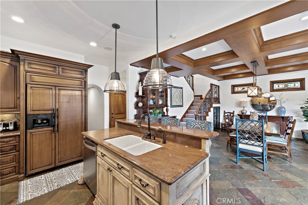 breakfast bar open kitchen - 2038 Miramar Drive, Newport Beach CA 92661 - photo 15