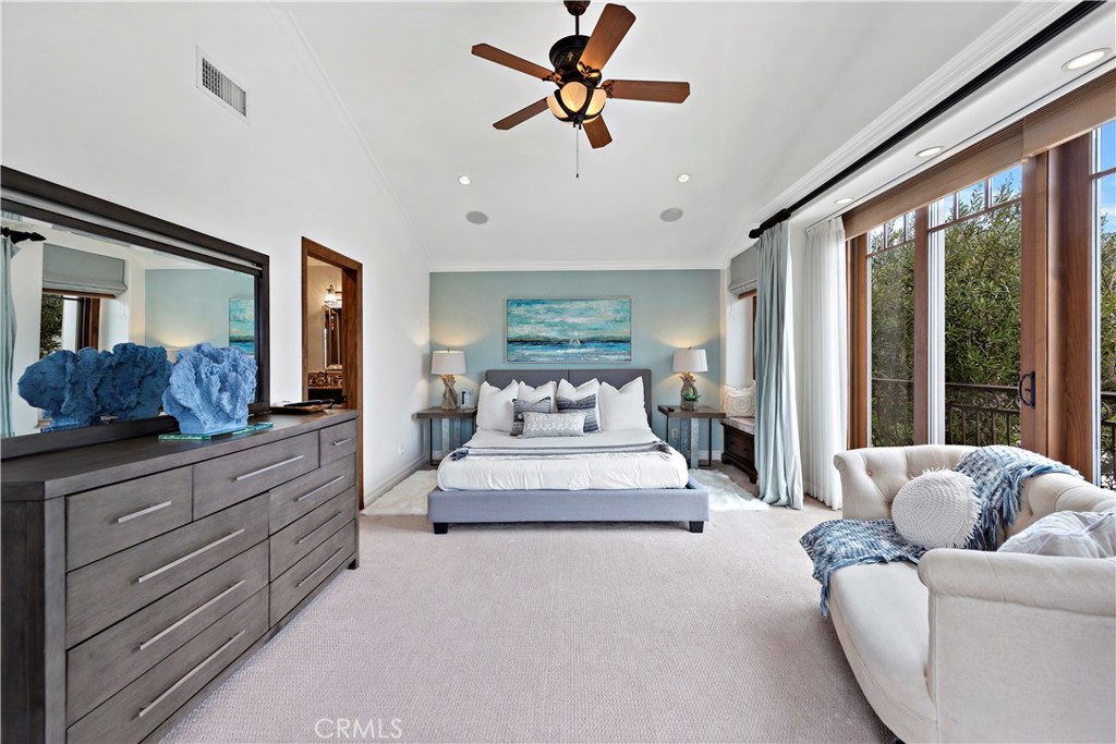 upstairs master bedroom and sitting area - 2038 Miramar Drive, Newport Beach CA 92661 - photo 20