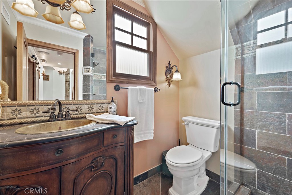 bathroom upstairs off den/loft area - 2038 Miramar Drive, Newport Beach CA 92661 - photo 28