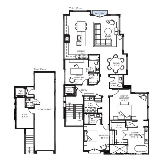 Floor plan - 2230 Newport Boulevard 301, Newport Beach CA 92663 - photo 20