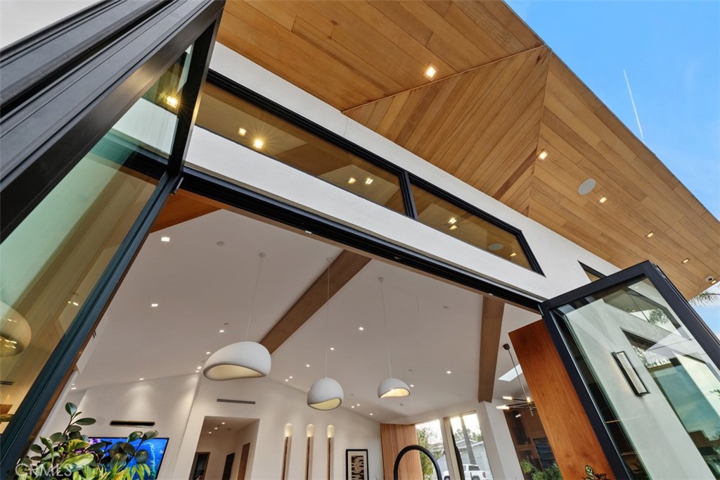 Beautiful custom wood beams and light fixtures - 2398 Redlands Drive, Newport Beach CA 92660 - photo 13