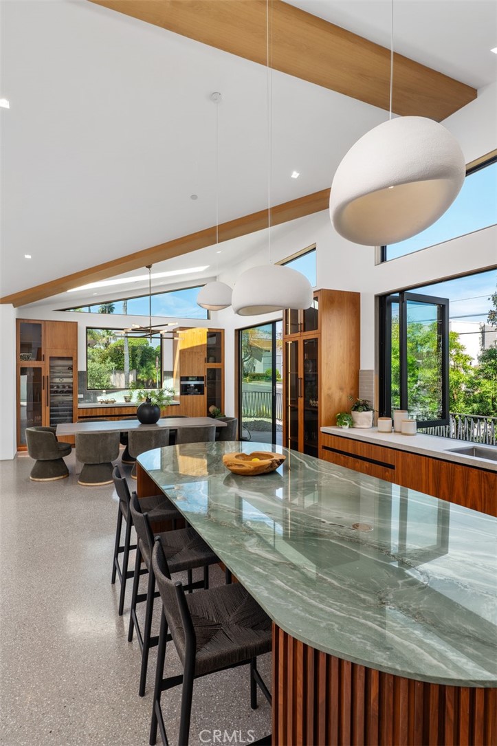 View from kitchen to dining room - 2398 Redlands Drive, Newport Beach CA 92660 - photo 14