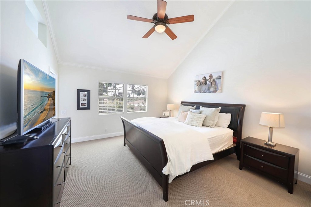 Primary Bedroom with small retreat - 2707 Hillside Drive, Newport Beach CA 92660 - photo 9