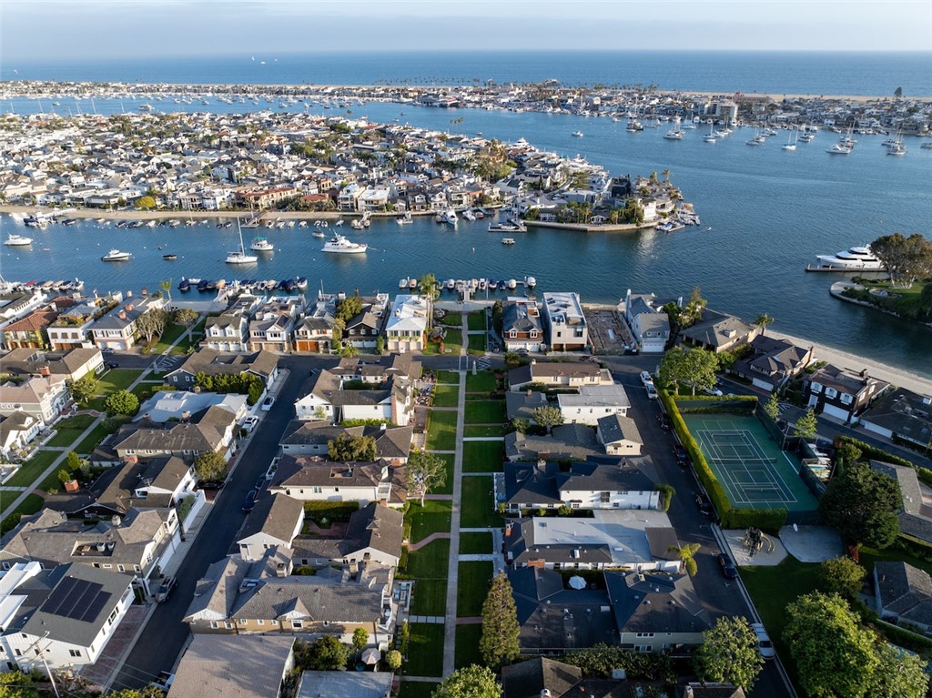 Overhead view of Beacon Bay and Newport Bay - 28 1/2 Beacon Bay, Newport Beach CA 92660 - photo 17