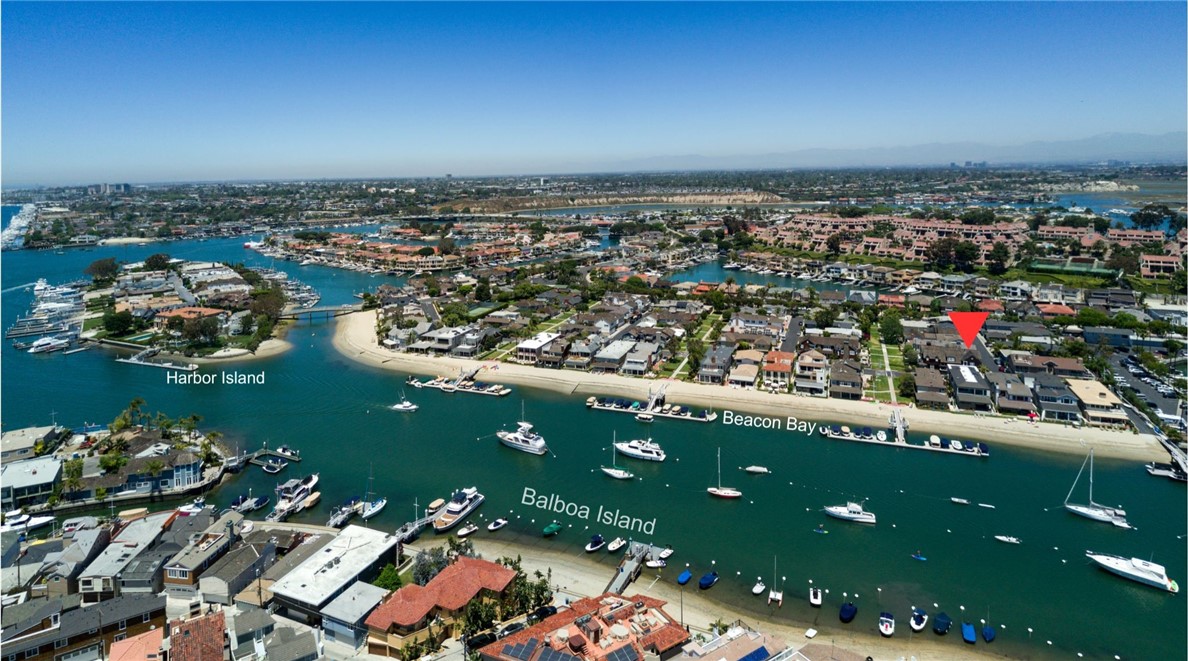 Aerial view of location - 28 1/2 Beacon Bay, Newport Beach CA 92660 - photo 20