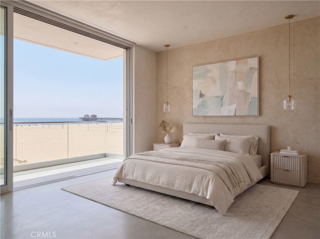 Artistic Rendering of Primary Bedroom - 306 E Oceanfront, Newport Beach CA 92661 - photo 6