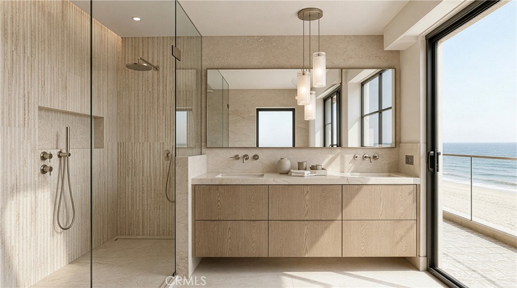 Artistic Rendering of Primary Bath - 306 E Oceanfront, Newport Beach CA 92661 - photo 7
