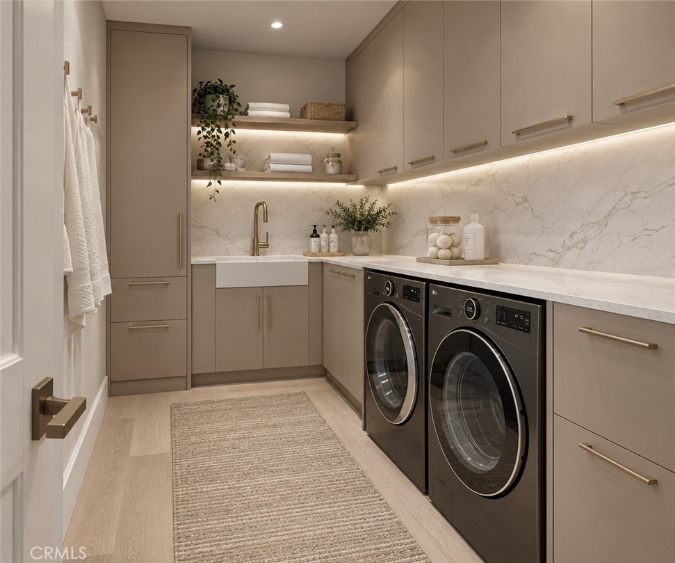 Artistic Rendering of Laundry Room - 306 E Oceanfront, Newport Beach CA 92661 - photo 10