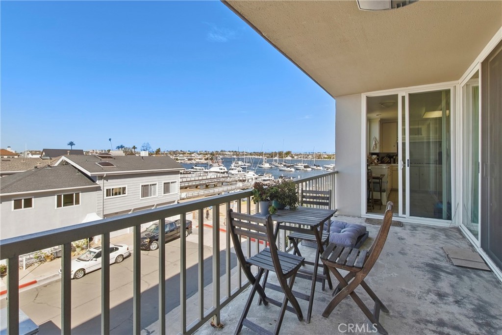 Balcony with harbor view - 310 Fernando Street 208, Newport Beach CA 92661 - photo 10