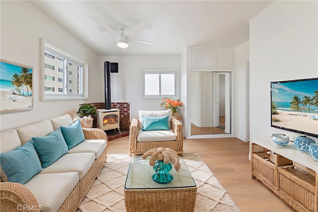 Virtually staged living area - 311 E Edgewater B, Newport Beach CA 92661 - photo 13