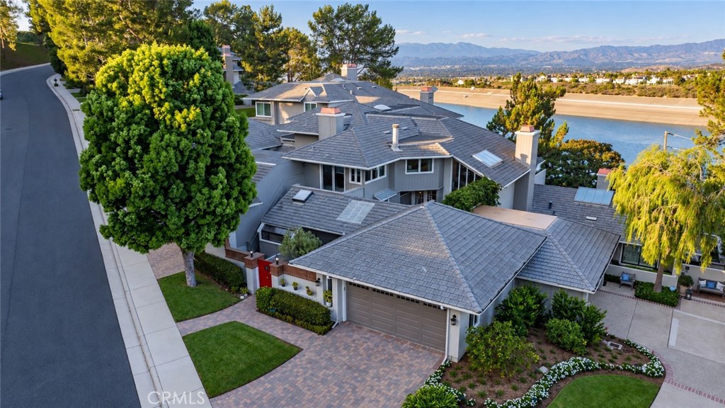 Aerial View from Street: Virtually enhanced - 36 Vienna, Newport Beach CA 92660 - photo 32