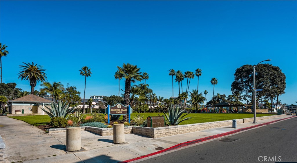 Channel Place Park with BBQ, basketball court, picnic tables, playground, and bay view. - 4405 Channel Place, Newport Beach CA 92663 - photo 74