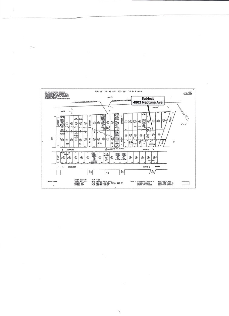 Plat Map - 4802 Neptune Ave, Newport Beach CA 92663 - photo 4
