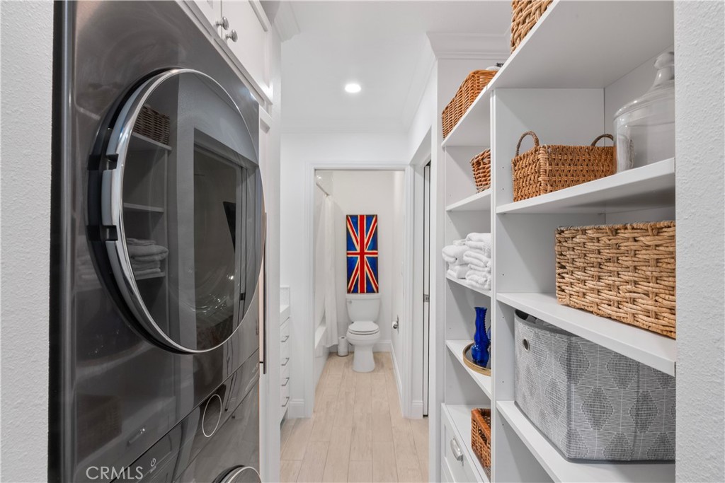 Washer and dryer hook-ups - 500 Cagney Lane 205, Newport Beach CA 92663 - photo 19