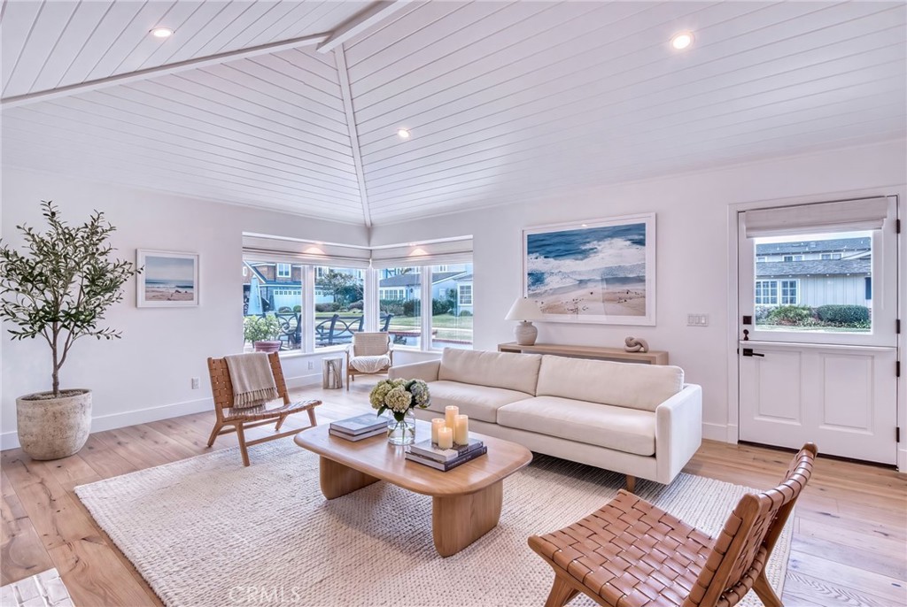 Living Room Virtually Staged - 51 Beacon, Newport Beach CA 92660 - photo 5