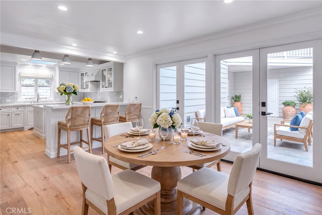 Dining Room Virtually Staged - 51 Beacon, Newport Beach CA 92660 - photo 7