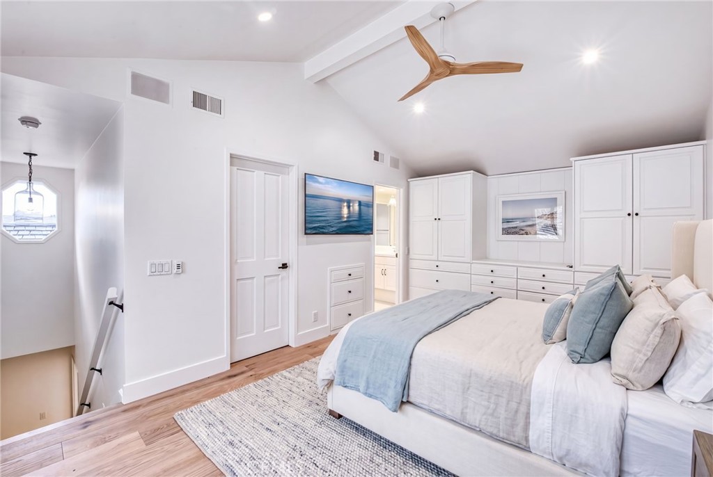 Primary Bedroom Virtuall Staged - 51 Beacon, Newport Beach CA 92660 - photo 18