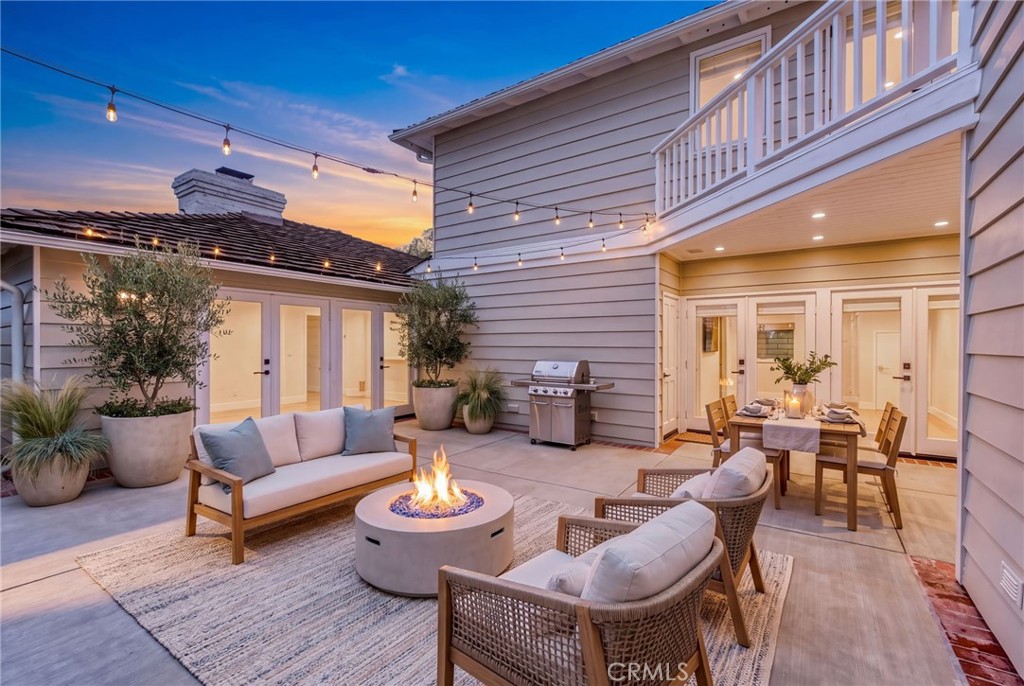 Interior Patio Virtually Staged - 51 Beacon, Newport Beach CA 92660 - photo 22