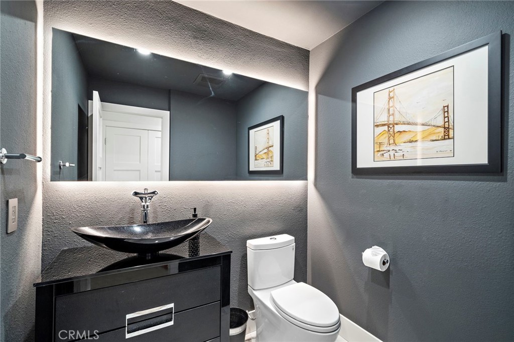 Italian fixtures - 1/2 bath downstairs - 526 Vista Grande, Newport Beach CA 92660 - photo 18