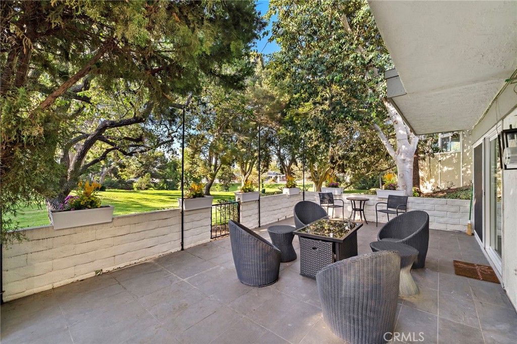 Large patio that is great for entertaining & BBQ's. - 526 Vista Grande, Newport Beach CA 92660 - photo 20