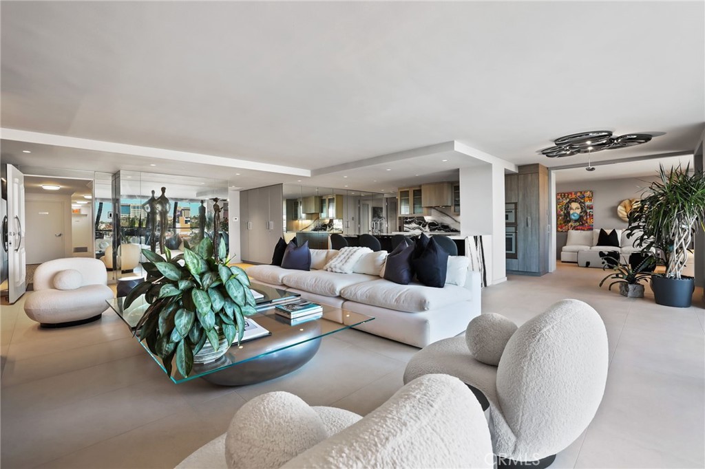 Living room looking towards kitchen - 601 Lido Park, Newport Beach CA 92663 - photo 5