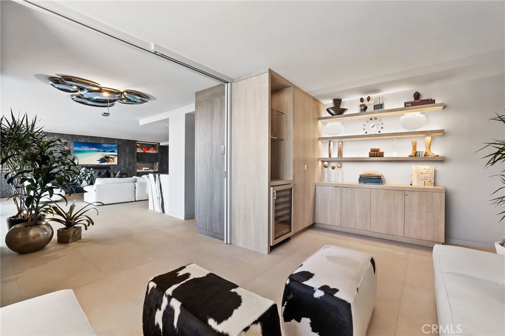 hidden pocket door for privacy with built-in closets - 601 Lido Park, Newport Beach CA 92663 - photo 10