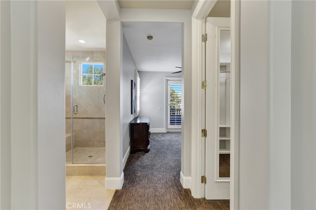 Primary Suite Hallway Leading to the office - 80 Old Course, Newport Beach CA 92660 - photo 49