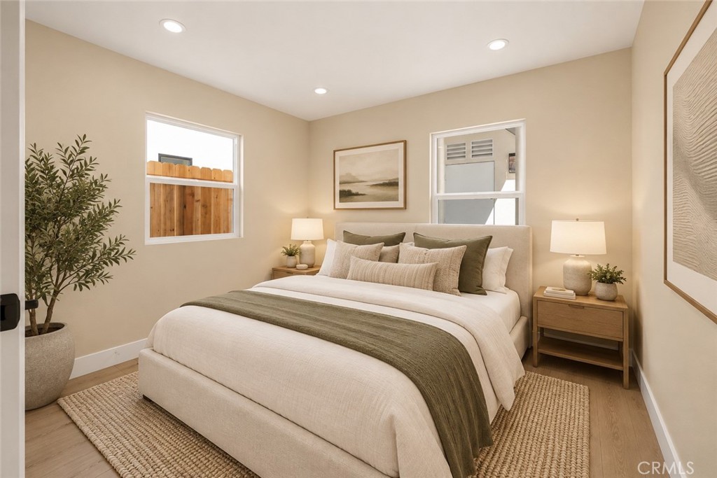 Bedroom #1 - VIRTUALLY STAGED - 806 W Balboa Boulevard Front, Newport Beach CA 92661 - photo 20