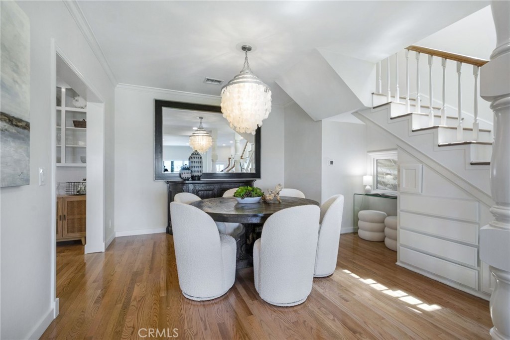 Cozy dining room with built-in storage and nook - 920 E Oceanfront, Newport Beach CA 92661 - photo 14