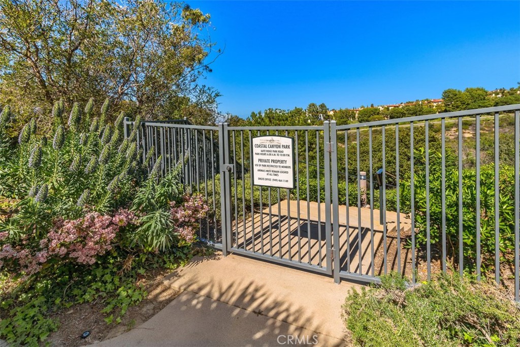 Community gate - 11 Sorrento Court, Newport Coast CA 92657 - photo 29