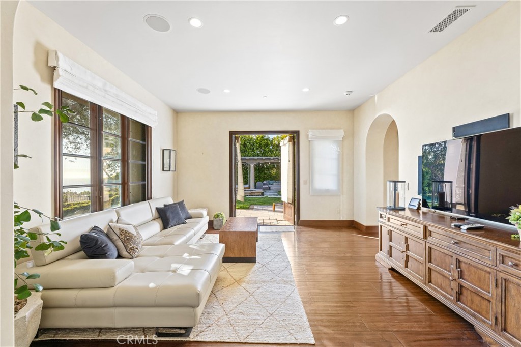 Master retreat door to pool area - 16 Shore Walk, Newport Coast CA 92657 - photo 22
