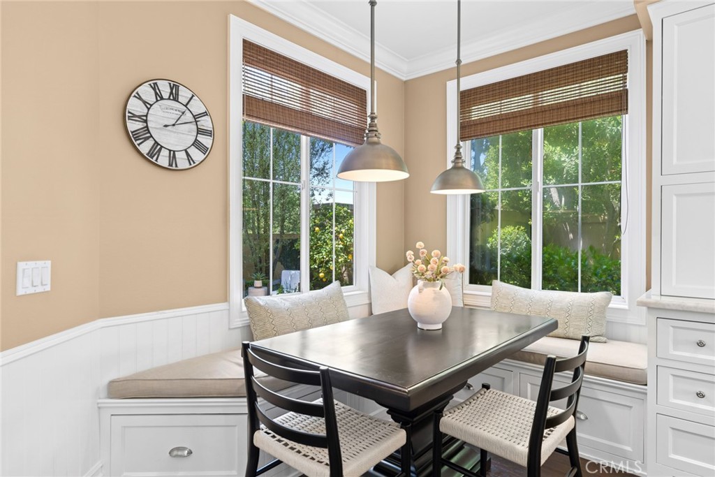 Extra storage provided under banquet. - 25 Lyon, Newport Coast CA 92657 - photo 16