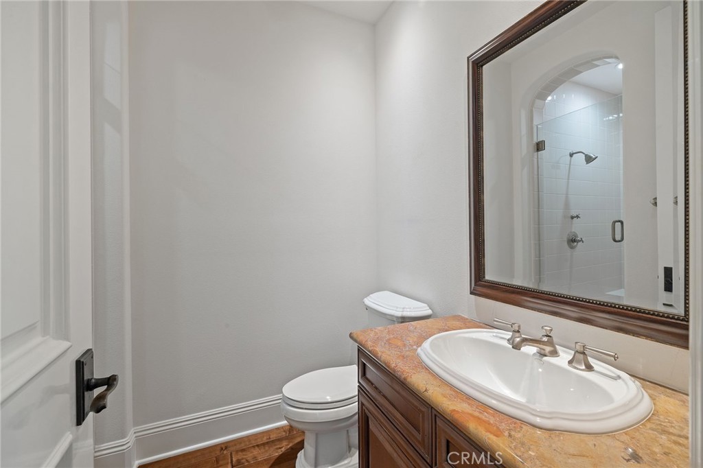 Main Level 2nd full bathroom next to office - 30 Surfspray Bluff, Newport Coast CA 92657 - photo 31