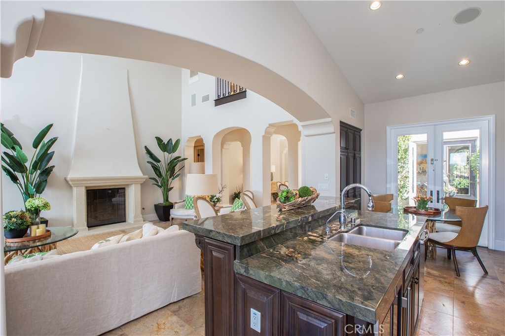 Livine Area and Kitchen - 6 Surfspray Bluff, Newport Coast CA 92657 - photo 12