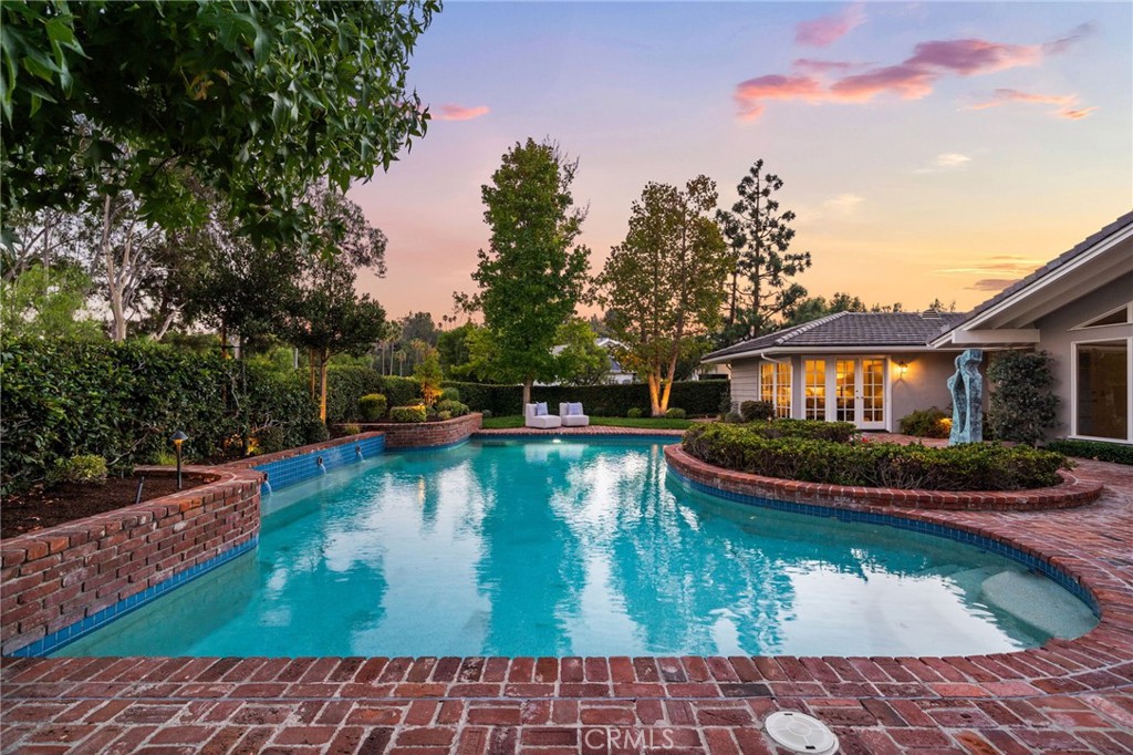 Peaceful evening, looking toward Rear Primary Bedroom - 10982 Bent Tree Road, North Tustin CA 92705 - photo 24