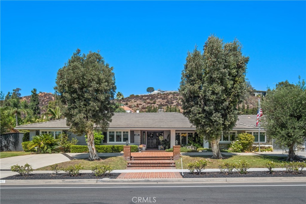 Front Entry with Brick Stairs - 12261 Browning Avenue, North Tustin CA 92705 - photo 1