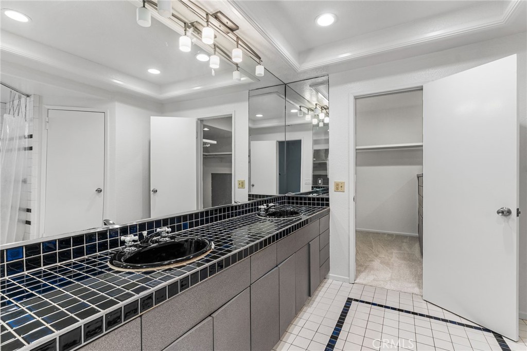 Primary bathroom with walk-in clost - 1321 El Finito Way, North Tustin CA 92705 - photo 24