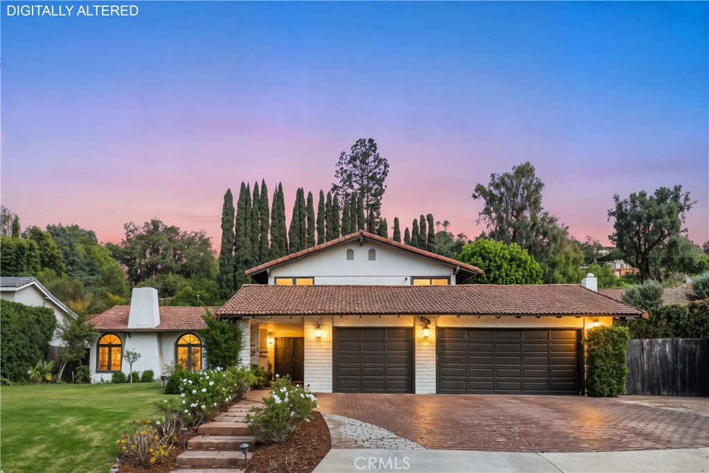 Welcome to 1461 Longmont Pl in Cowan Heights neighborhood of North Tustin! (Photo has been digitally enhanced) - 1461 Longmont Place, North Tustin CA 92705 - photo 1