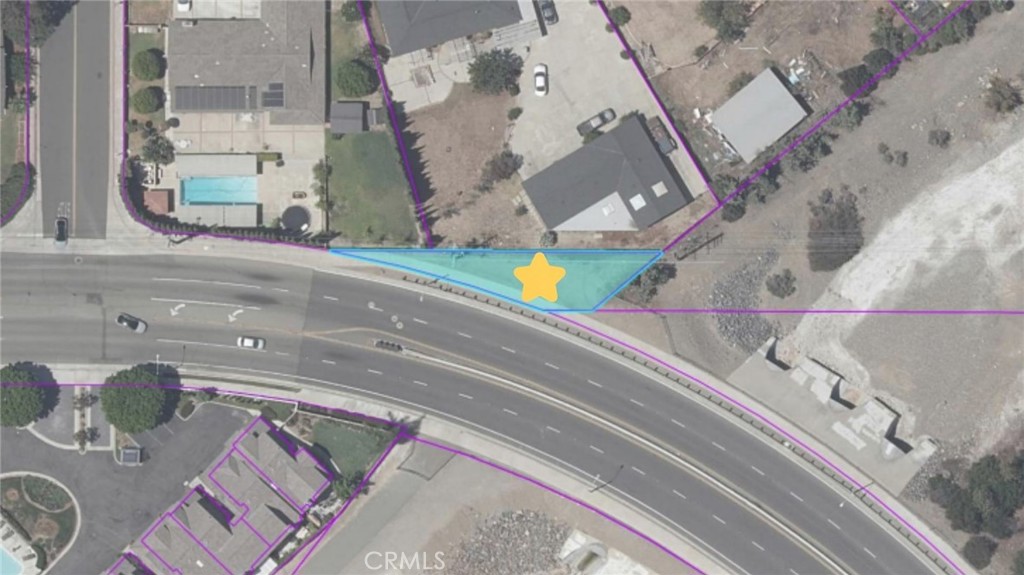 Lot is within the blue outline. - 0 Collins Avenue, Orange CA 92865 - photo 1