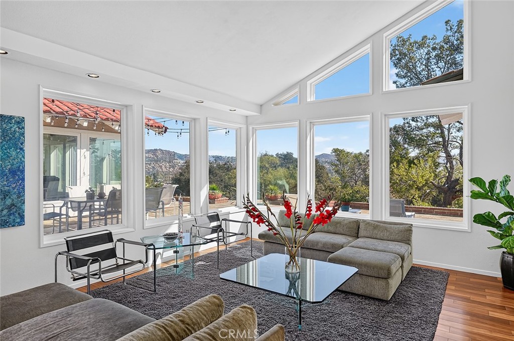 The living room windows frame the views - 10571 Morada, Orange CA 92869 - photo 10
