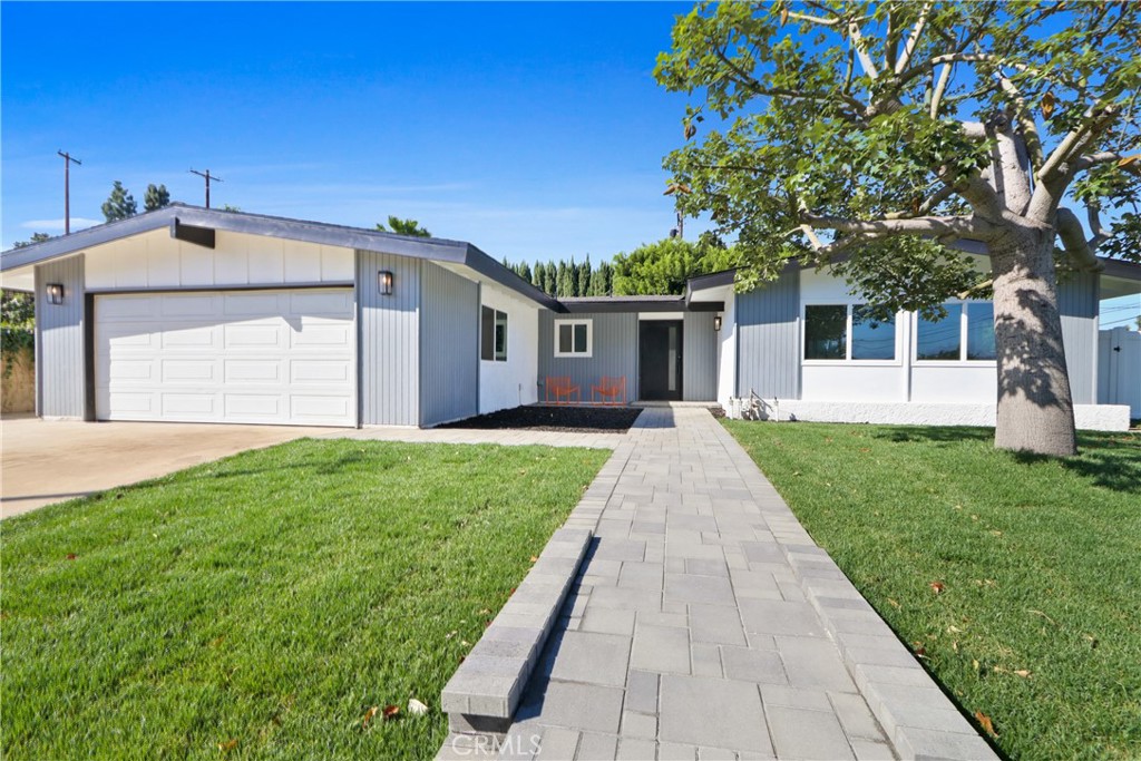 FRONT ELEVATION - 1308 E Sunview Drive, Orange CA 92865 - photo 1