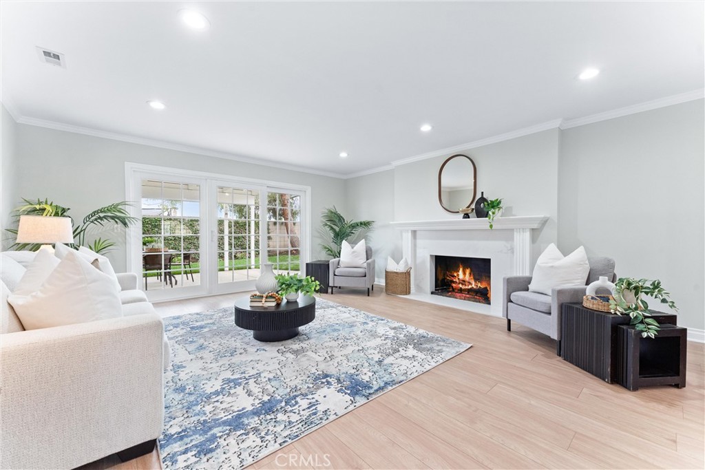 Open Den and Decorative Fireplace - 1972 N Fern Street, Orange CA 92867 - photo 10